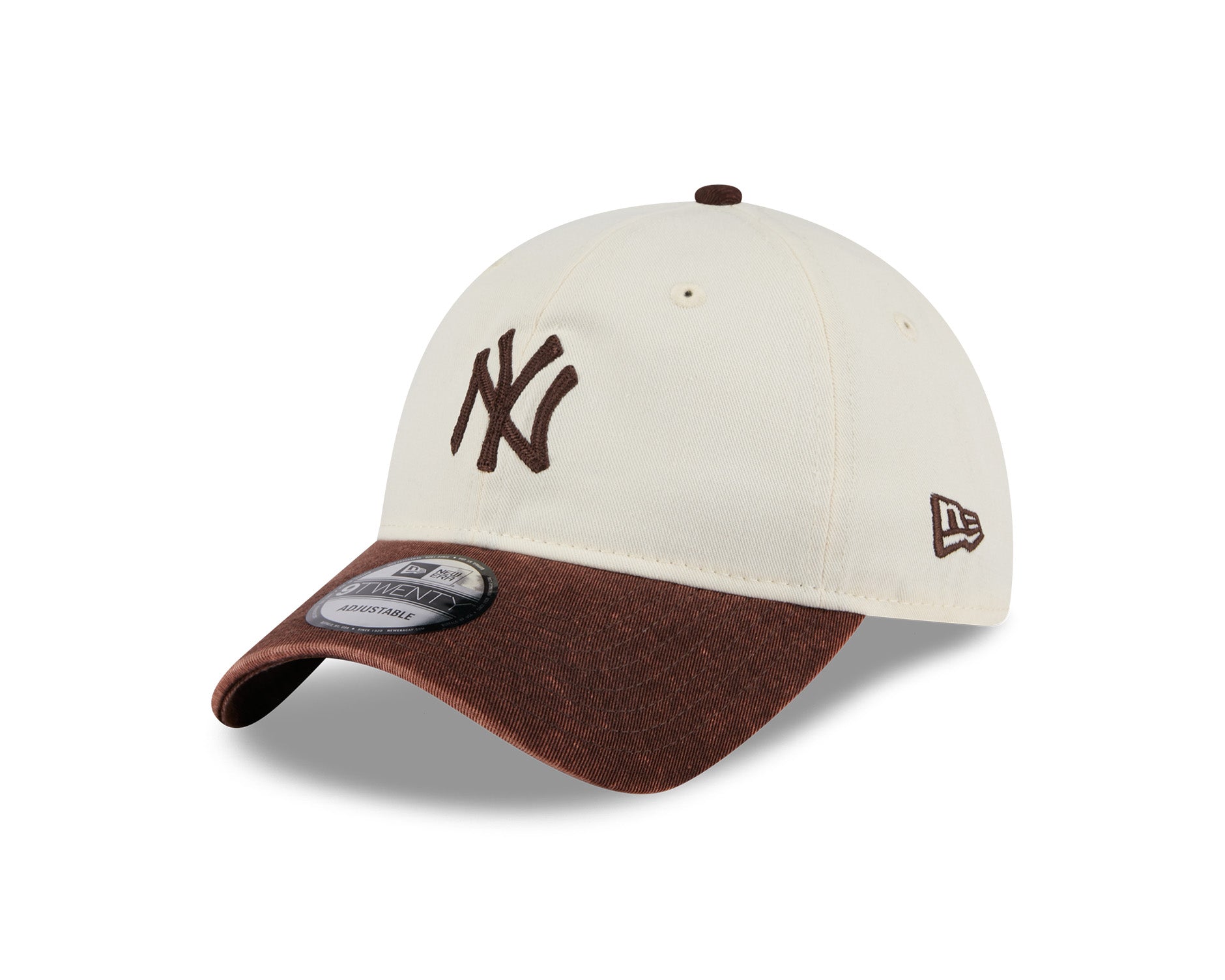 New Era 9Twenty MLB 2 Tone Snow Wash New York Yankees Burnt Wood