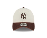 New Era 9Twenty MLB 2 Tone Snow Wash New York Yankees Burnt Wood