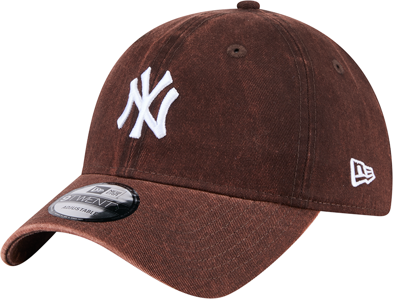 New Era 9Twenty MLB Snow Wash New York Yankees Burnt Wood