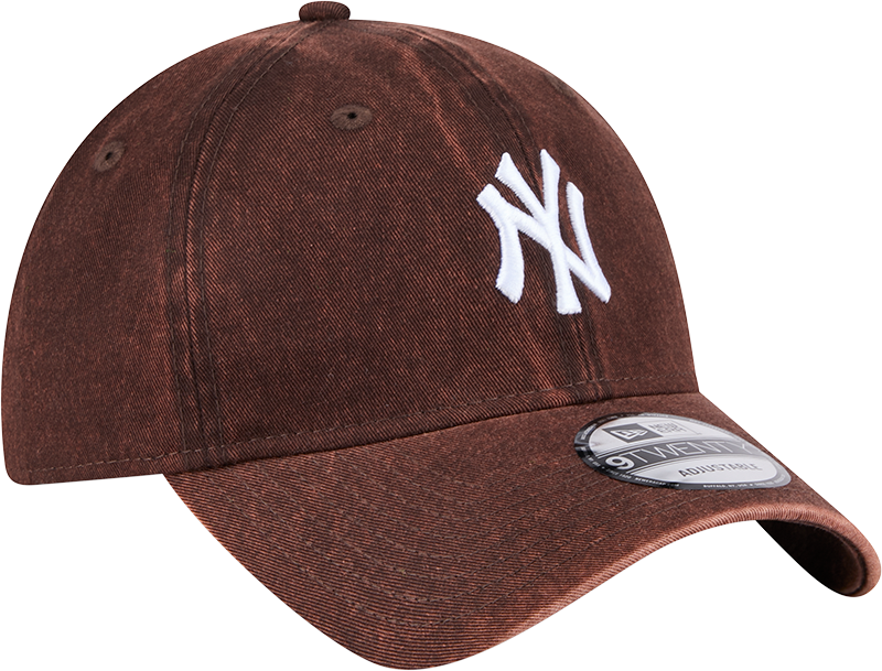 New Era 9Twenty MLB Snow Wash New York Yankees Burnt Wood