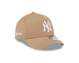 New Era 9Forty A-Frame MLB Side Script New York Yankees Khaki