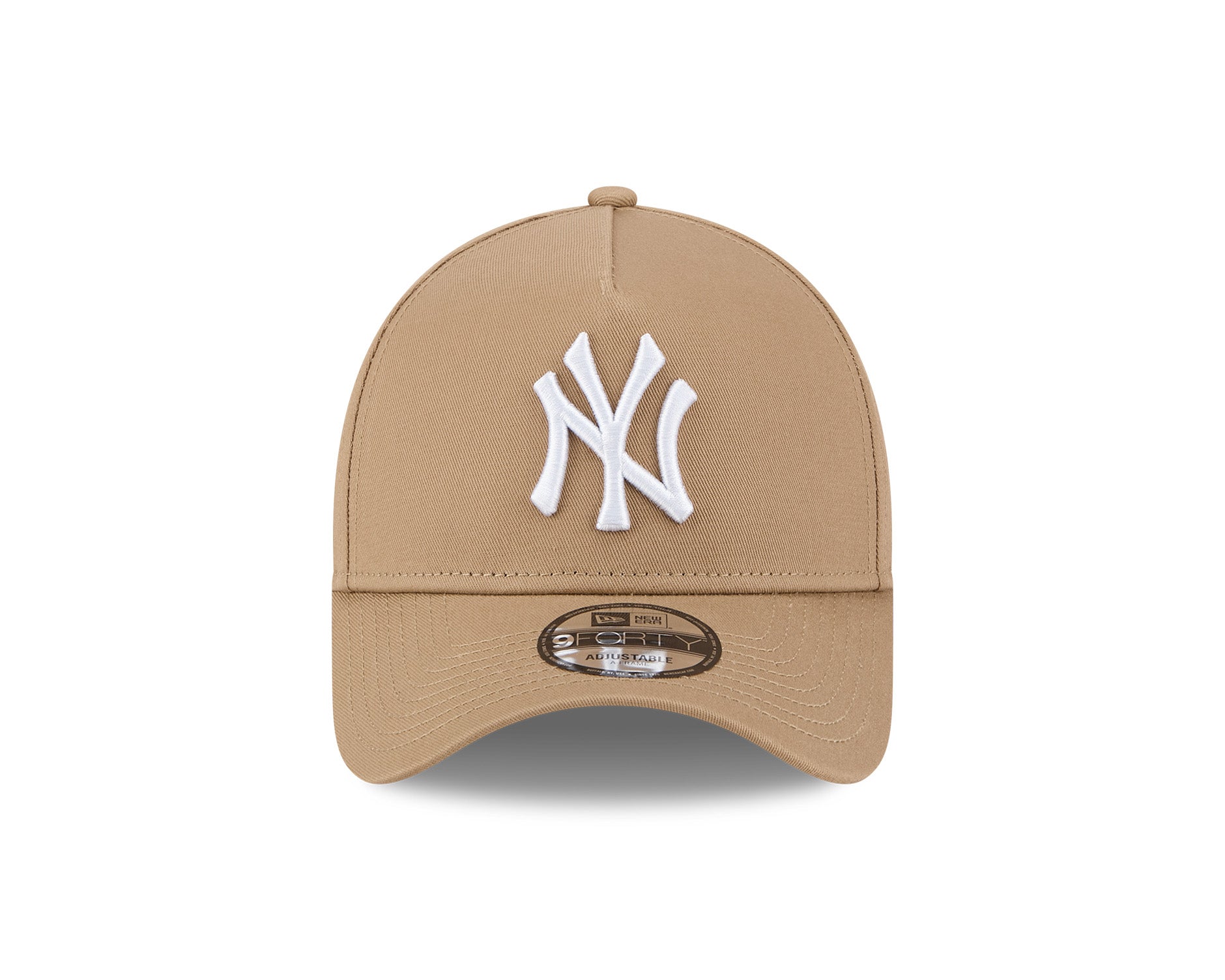New Era 9Forty A-Frame MLB Side Script New York Yankees Khaki