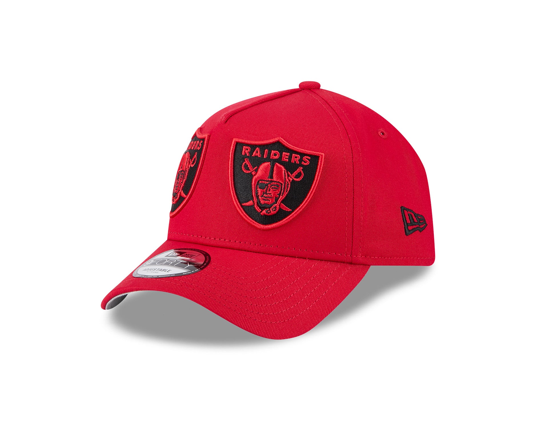 New Era 9Forty A-Frame NFL Double Logo Las Vegas Raiders Scarlet
