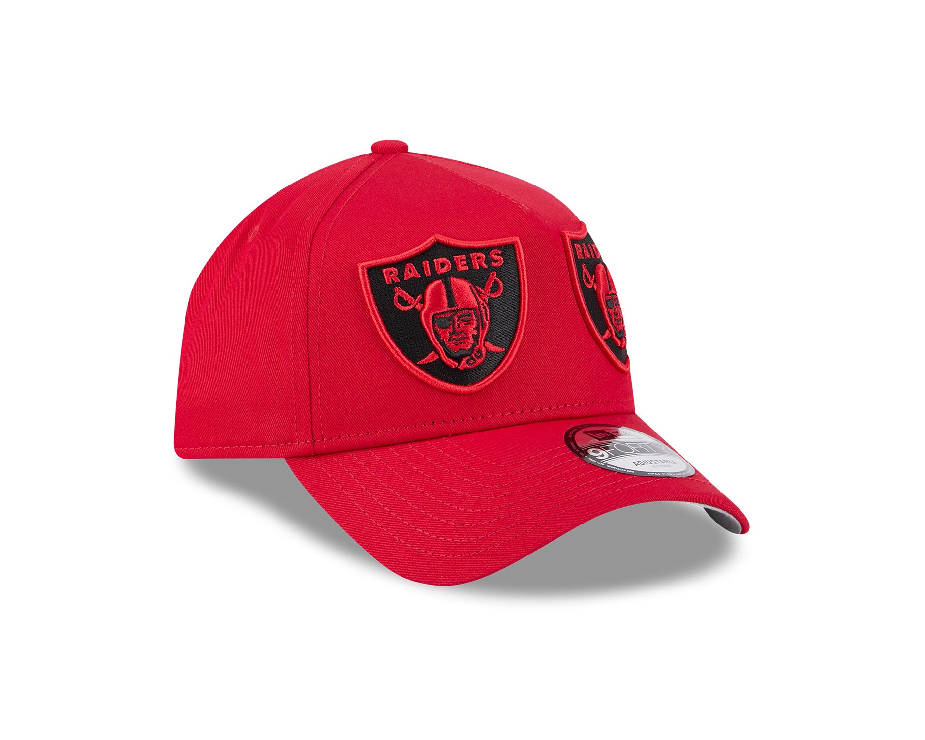New Era 9Forty A-Frame NFL Double Logo Las Vegas Raiders Scarlet