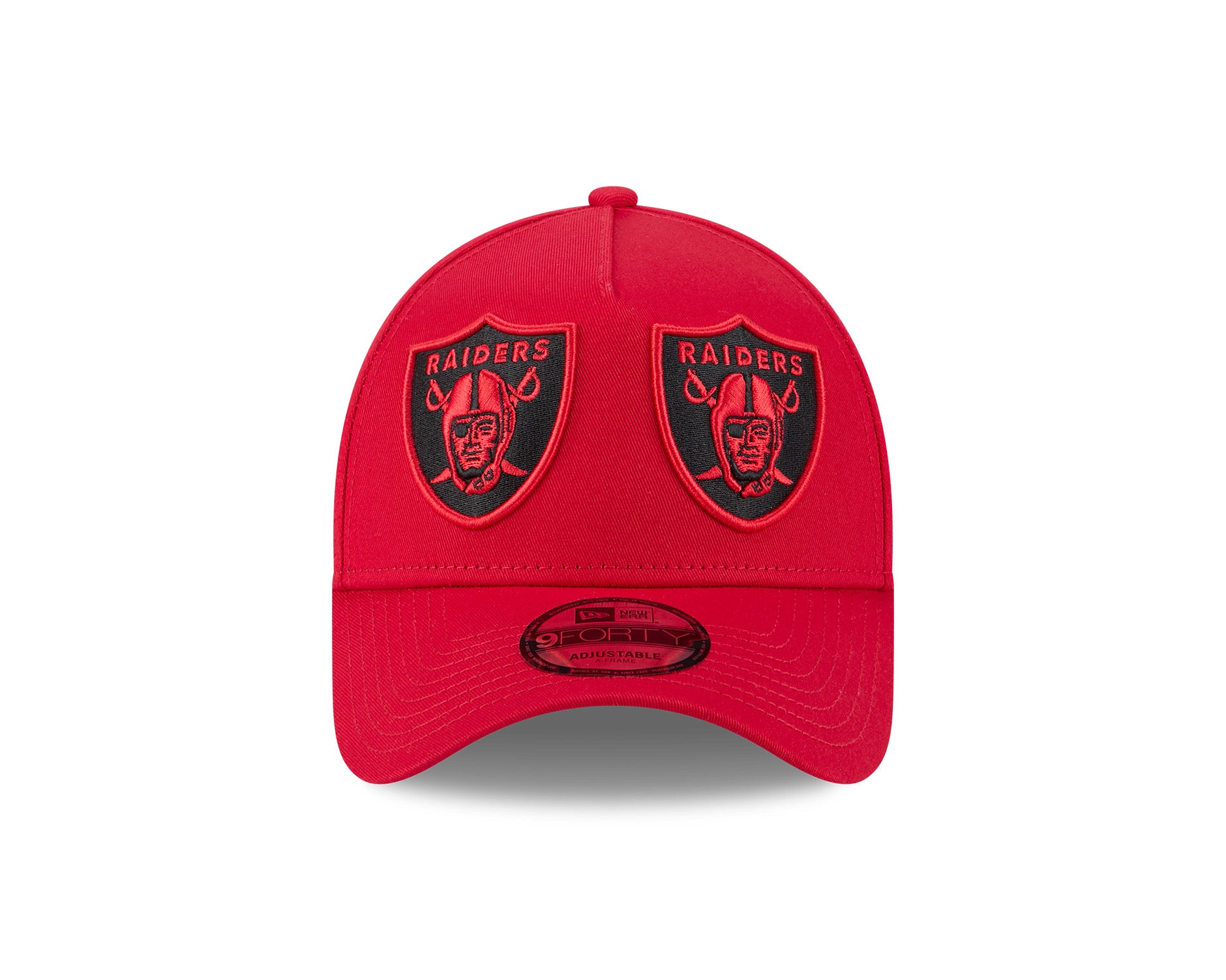 New Era 9Forty A-Frame NFL Double Logo Las Vegas Raiders Scarlet