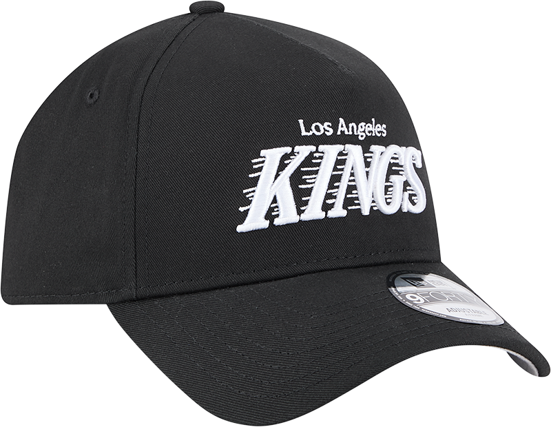 New Era 9Forty A-Frame NHL Speed Team Script Los Angeles Kings Black