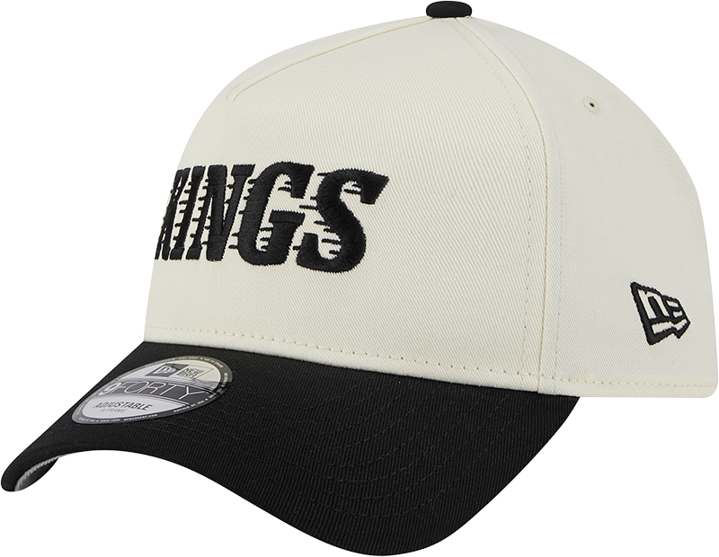 New Era 9Forty A-Frame NHL Team Script Los Angeles Kings Chrome White/Black