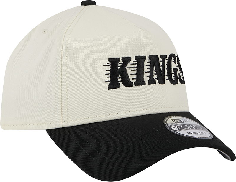 New Era 9Forty A-Frame NHL Team Script Los Angeles Kings Chrome White/Black