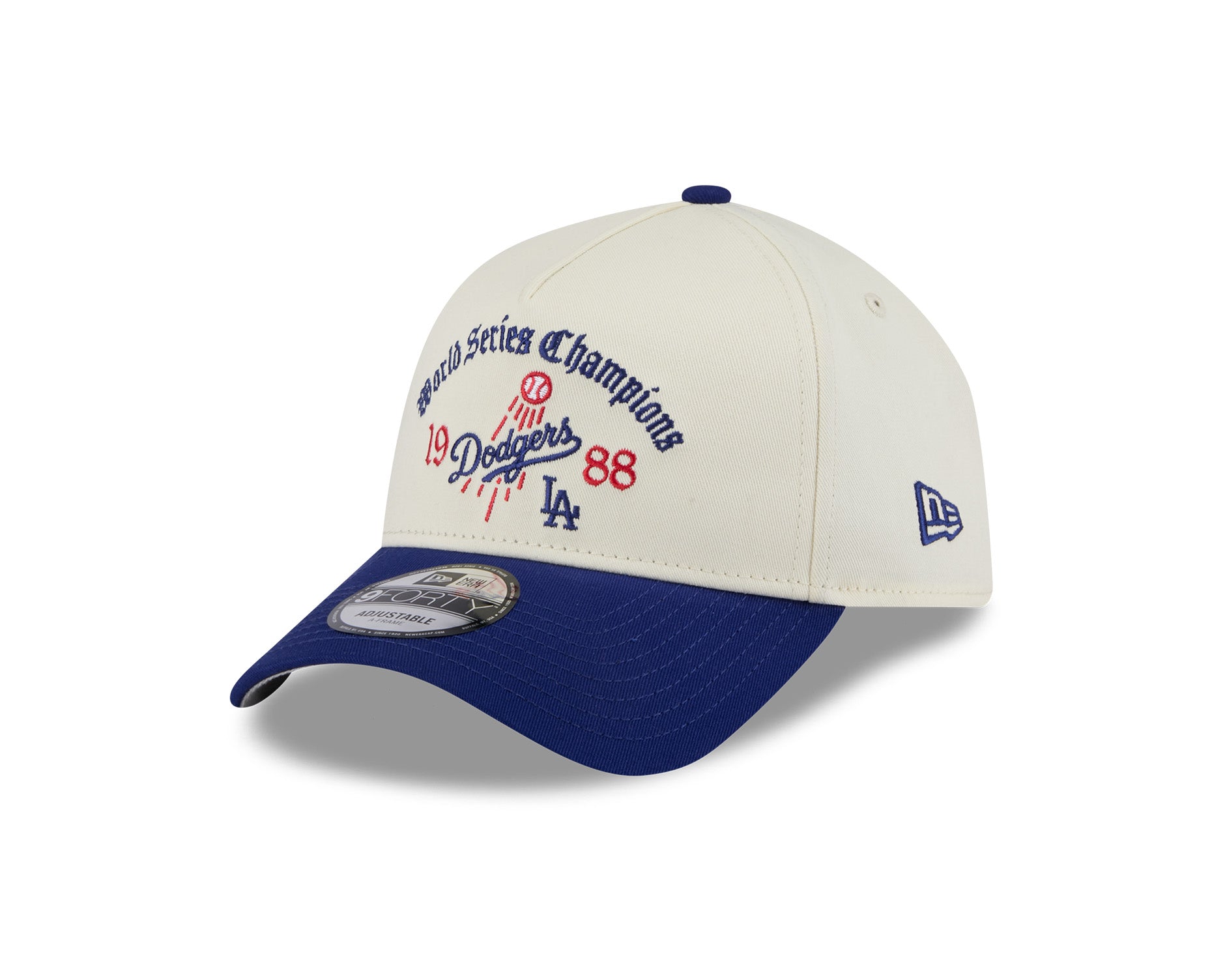 New Era 9Forty A-Frame MLB Old English World Series Los Angeles Dodgers