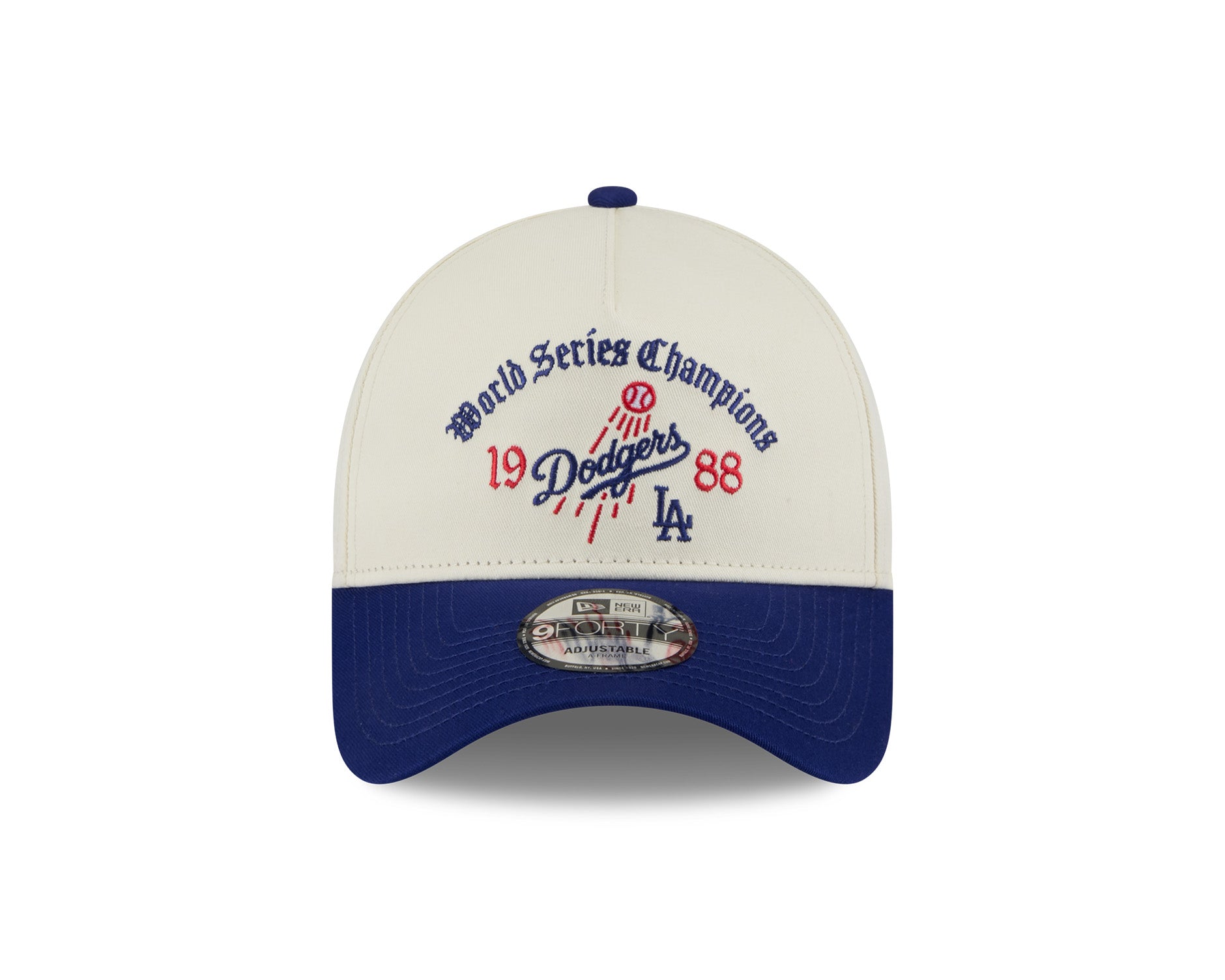 New Era 9Forty A-Frame MLB Old English World Series Los Angeles Dodgers