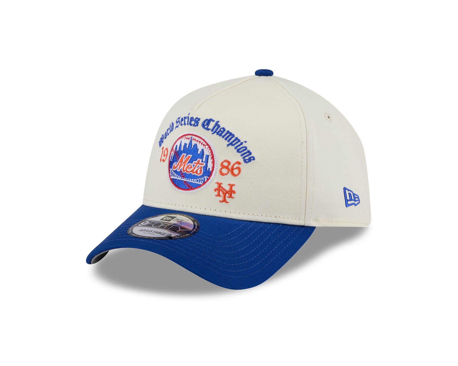 New Era 9Forty A-Frame MLB Old English World Series New York Mets