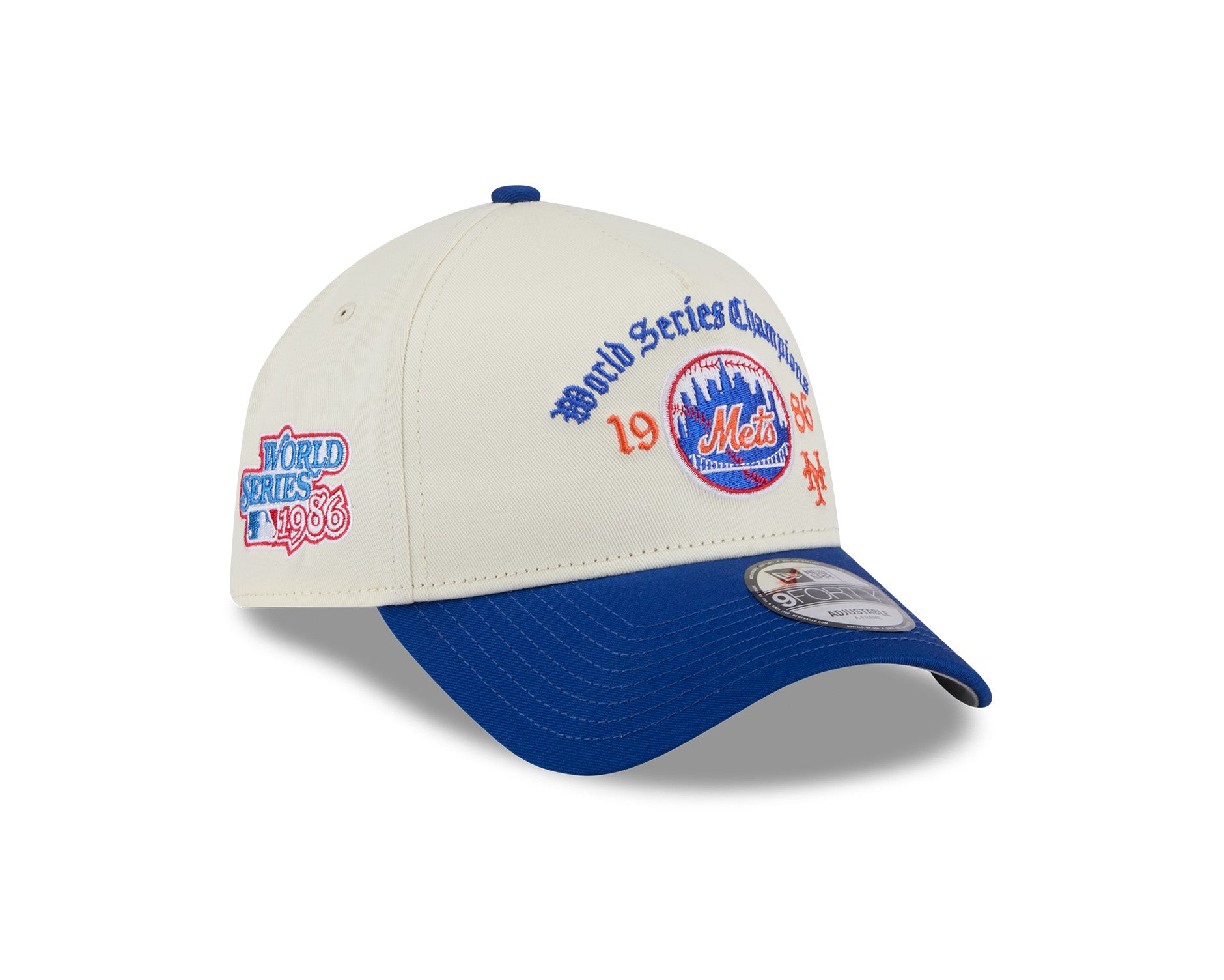 New Era 9Forty A-Frame MLB Old English World Series New York Mets