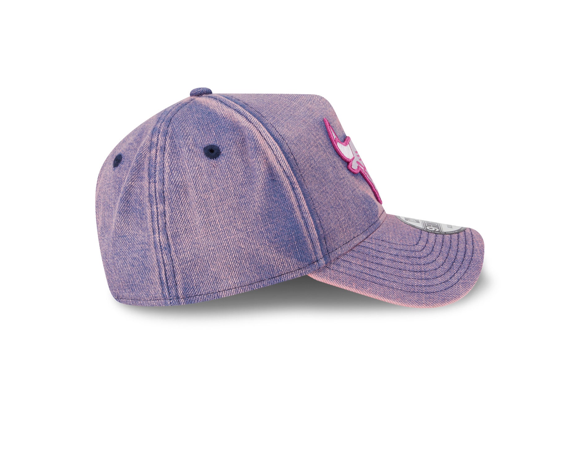 New Era 9Forty A-Frame NBA Pink Acid Denim Chicago Bulls