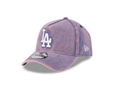 New Era 9Forty A-Frame MLB Pink Acid Denim Los Angeles Dodgers