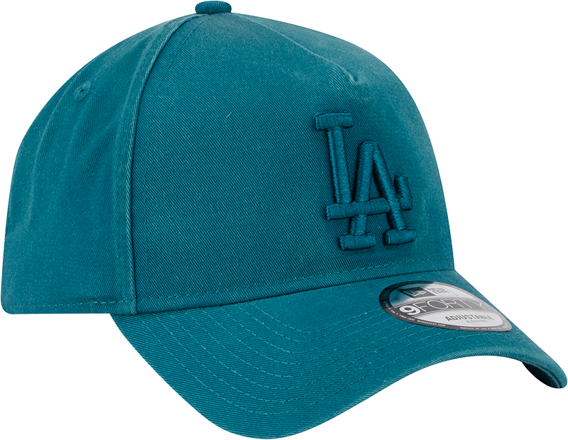 New Era 9Forty A-Frame MLB Snow Wash Los Angeles Dodgers Midnight Green