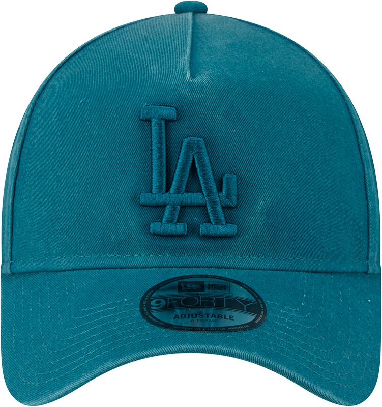 New Era 9Forty A-Frame MLB Snow Wash Los Angeles Dodgers Midnight Green