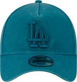 New Era 9Forty A-Frame MLB Snow Wash Los Angeles Dodgers Midnight Green