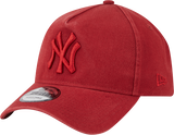 New Era 9Forty A-Frame MLB Snow Wash New York Yankees Hot Red
