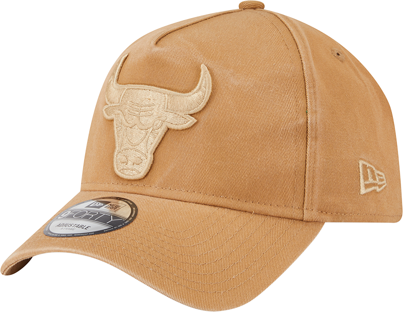 New Era 9Forty A-Frame NBA Snow Wash Chicago Bulls Wheat