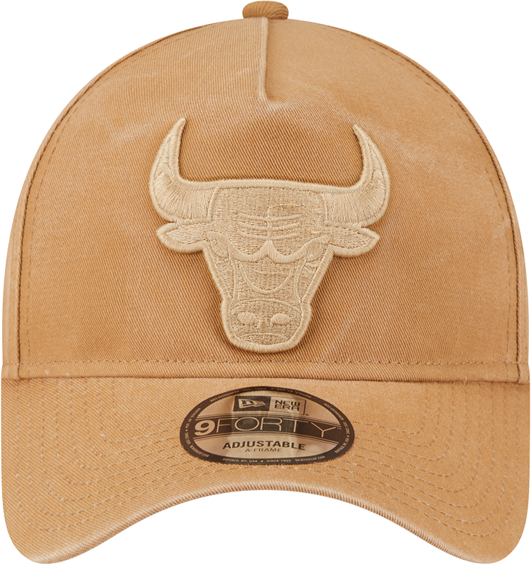 New Era 9Forty A-Frame NBA Snow Wash Chicago Bulls Wheat
