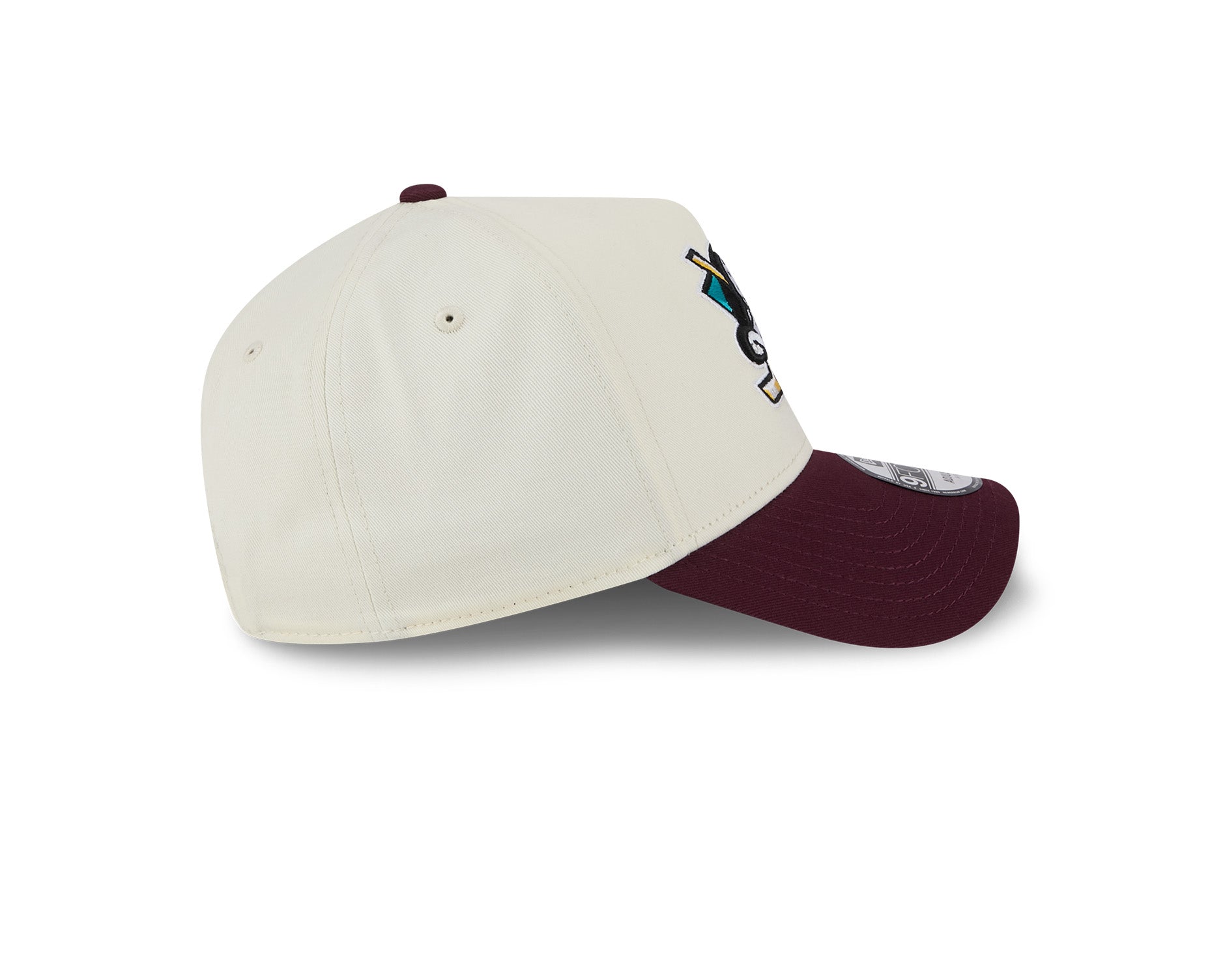 New Era 9Forty A-Frame NHL Retro Anaheim Ducks Chrome White/Maroon