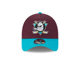 New Era 9Forty A-Frame NHL Retro Anaheim Ducks Maroon/Teal