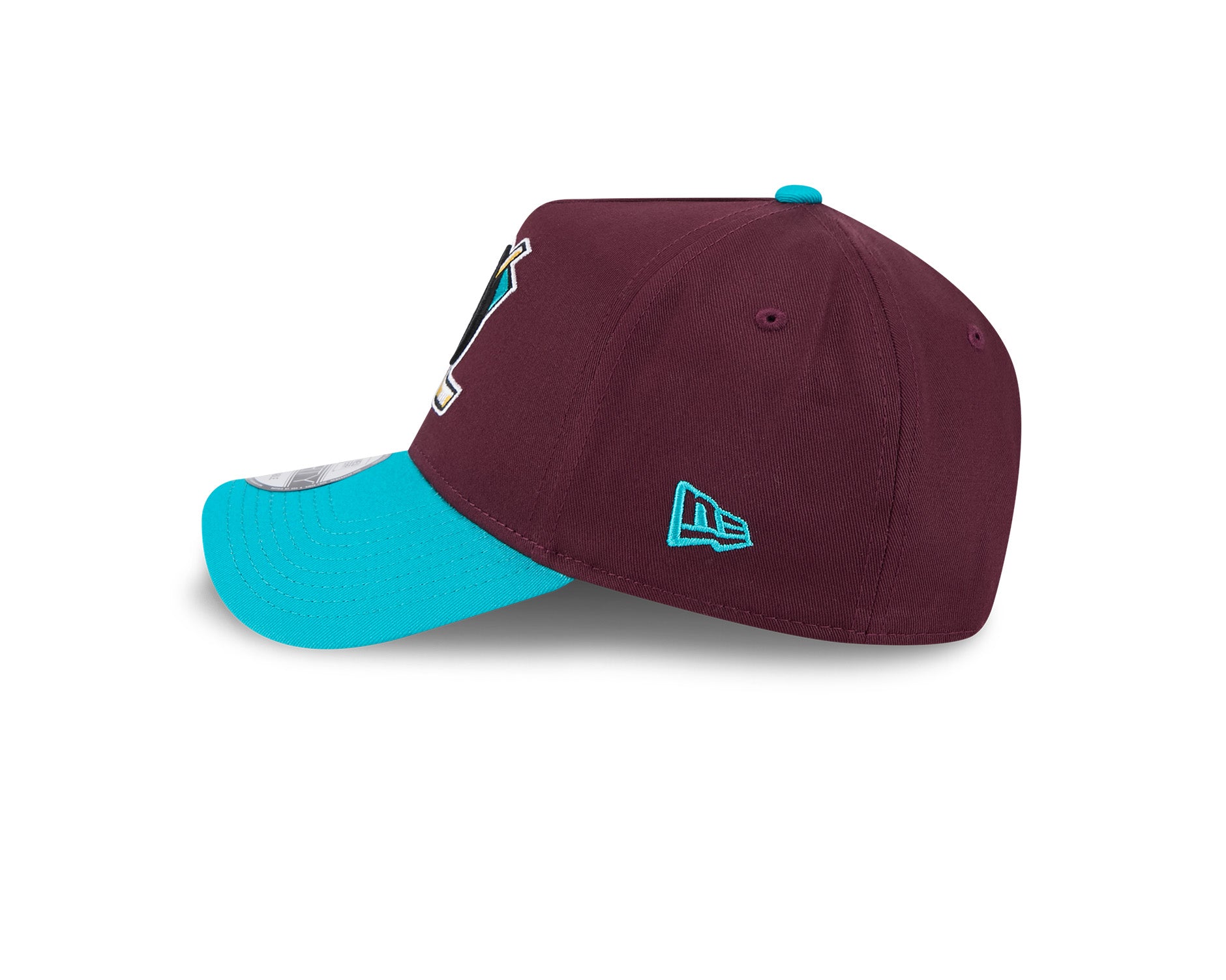 New Era 9Forty A-Frame NHL Retro Anaheim Ducks Maroon/Teal