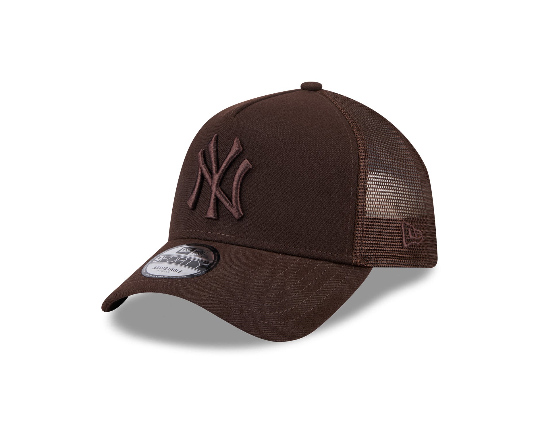 New Era 9Forty A-Frame Trucker MLB Burnt Wood New York Yankees
