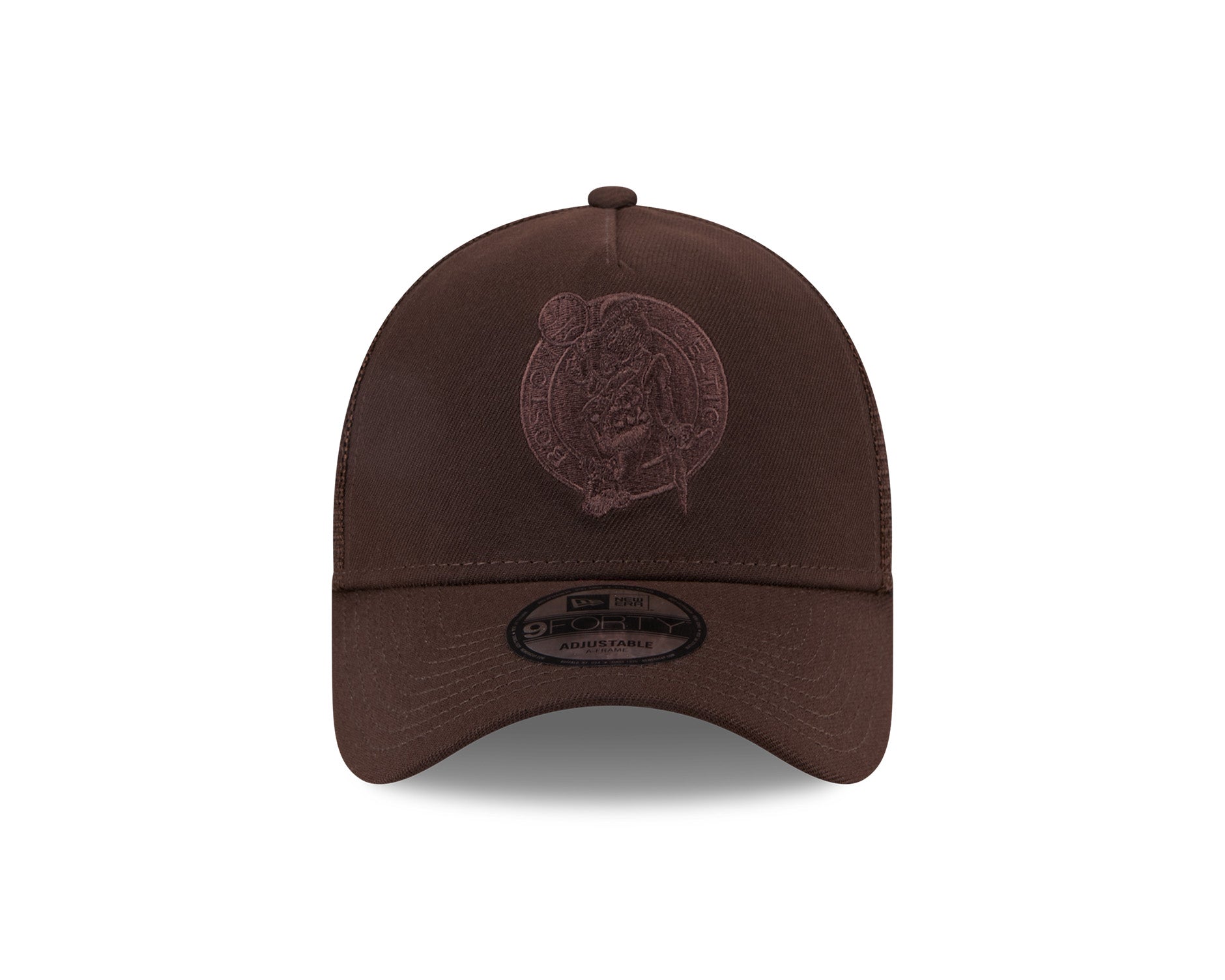 New Era 9Forty A-Frame Trucker NBA Burnt Wood Boston Celtics