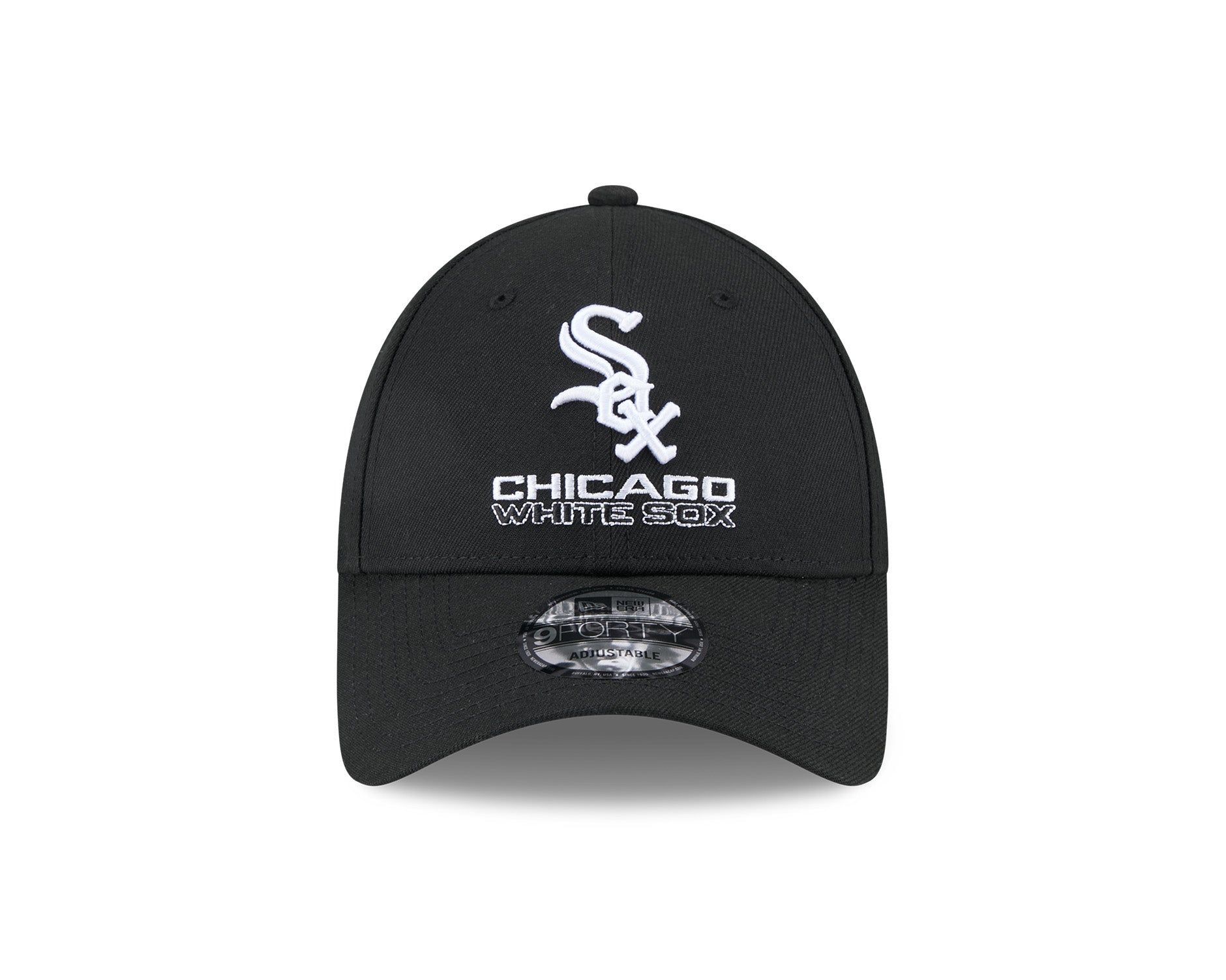 New Era 9Forty MLB Logo Stack Chicago White Sox Black