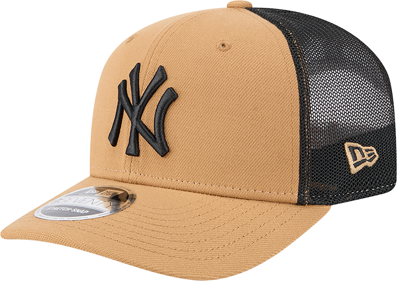 New Era 9Seventy Trucker MLB Seasonal Tonal New York Yankees Wheat