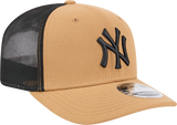 New Era 9Seventy Trucker MLB Seasonal Tonal New York Yankees Wheat
