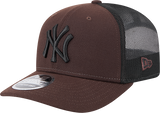New Era 9Seventy Trucker MLB Seasonal Tonal New York Yankees Burnt Wood