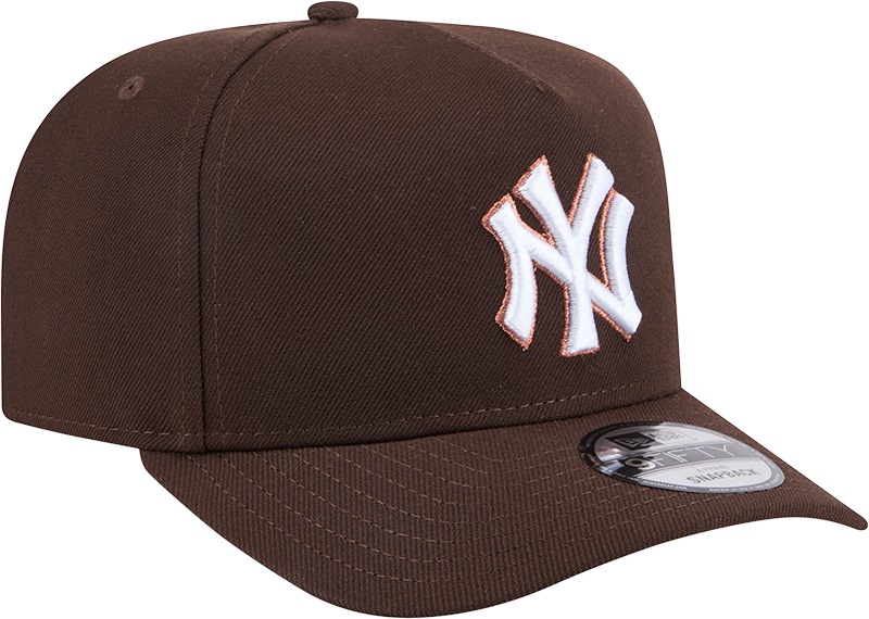 New Era 9Fifty A-Frame MLB Burnt Wood New York Yankees