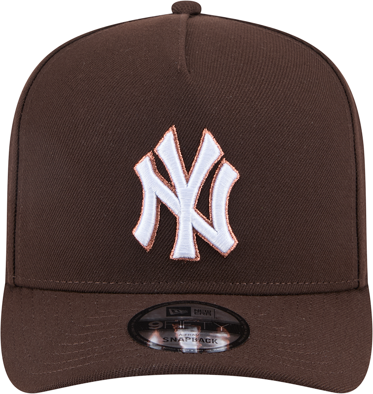 New Era 9Fifty A-Frame MLB Burnt Wood New York Yankees