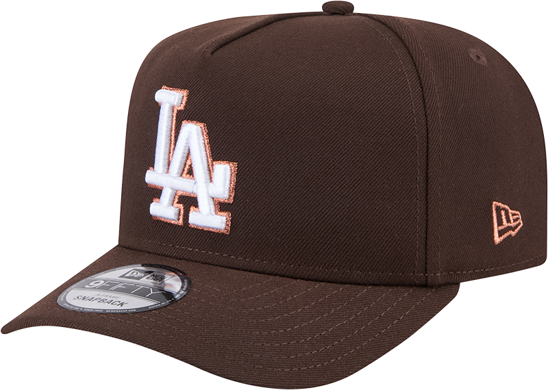 New Era 9Fifty A-Frame MLB Burnt Wood Los Angeles Dodgers
