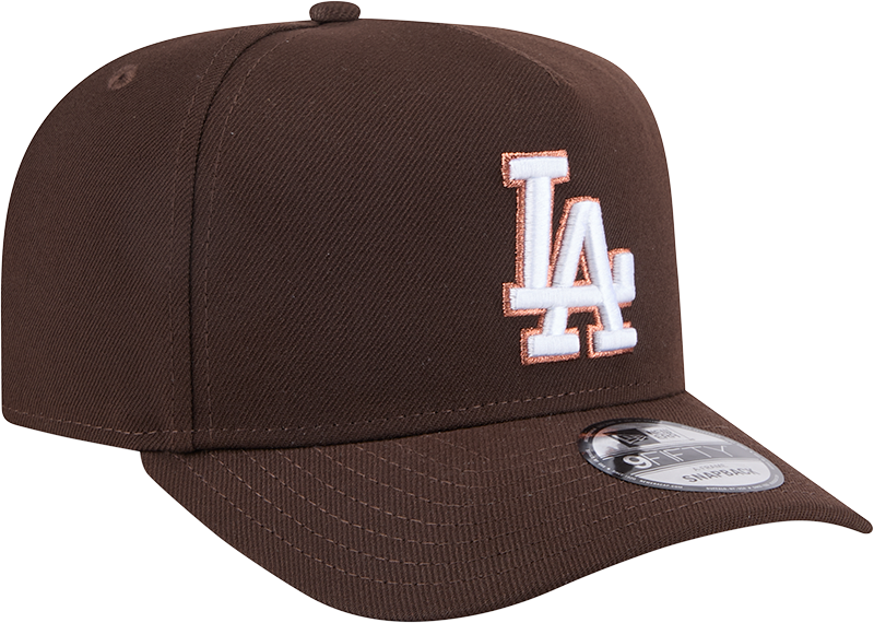 New Era 9Fifty A-Frame MLB Burnt Wood Los Angeles Dodgers