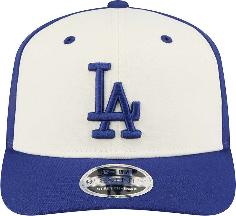 New Era 9Seventy MLB Chrome White Front Los Angeles Dodgers