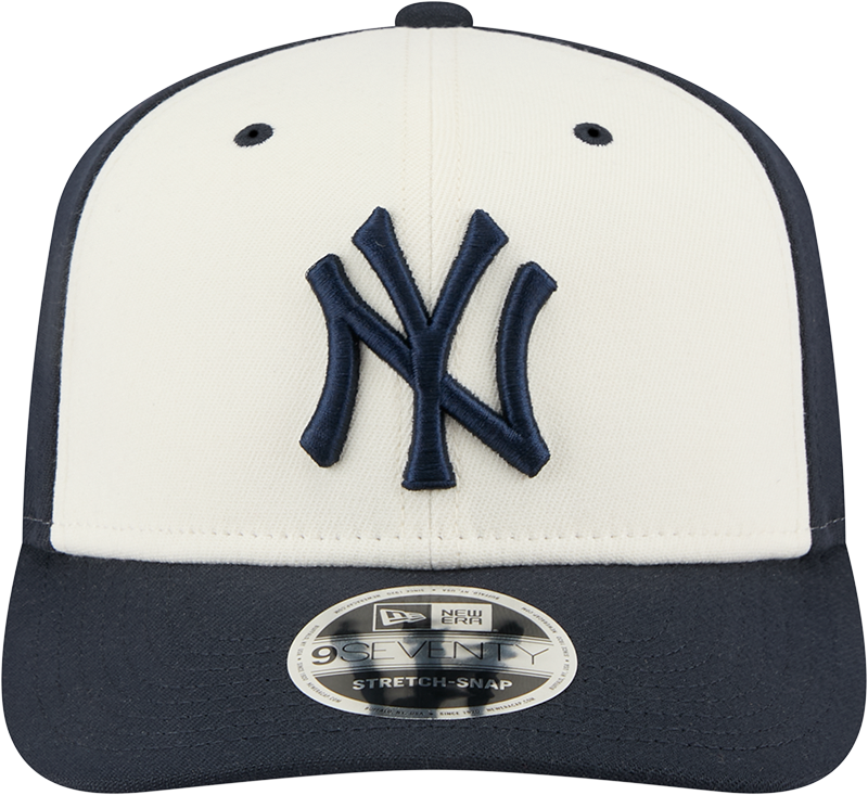 New Era 9Seventy MLB Chrome White Front New York Yankees