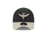 New Era 9Forty A-Frame AFL 2Tone Washed Pebble Essendon Bombers Black/Stone