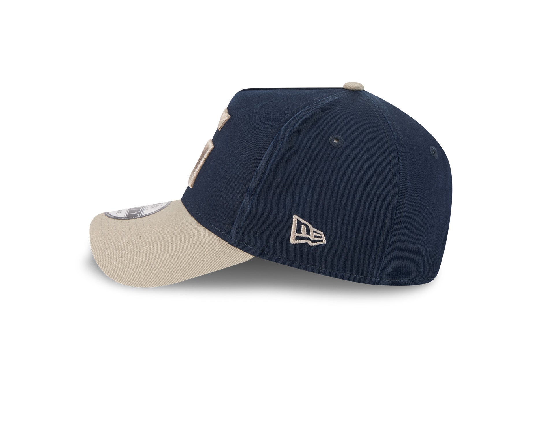 New Era 9Forty A-Frame AFL 2Tone Washed Pebble Geelong Cats Navy/Stone