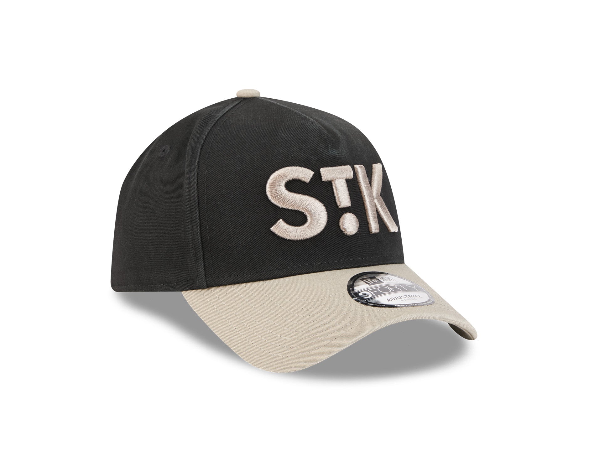 New Era 9Forty A-Frame AFL 2Tone Washed Pebble St. Kilda Saints Black/Stone