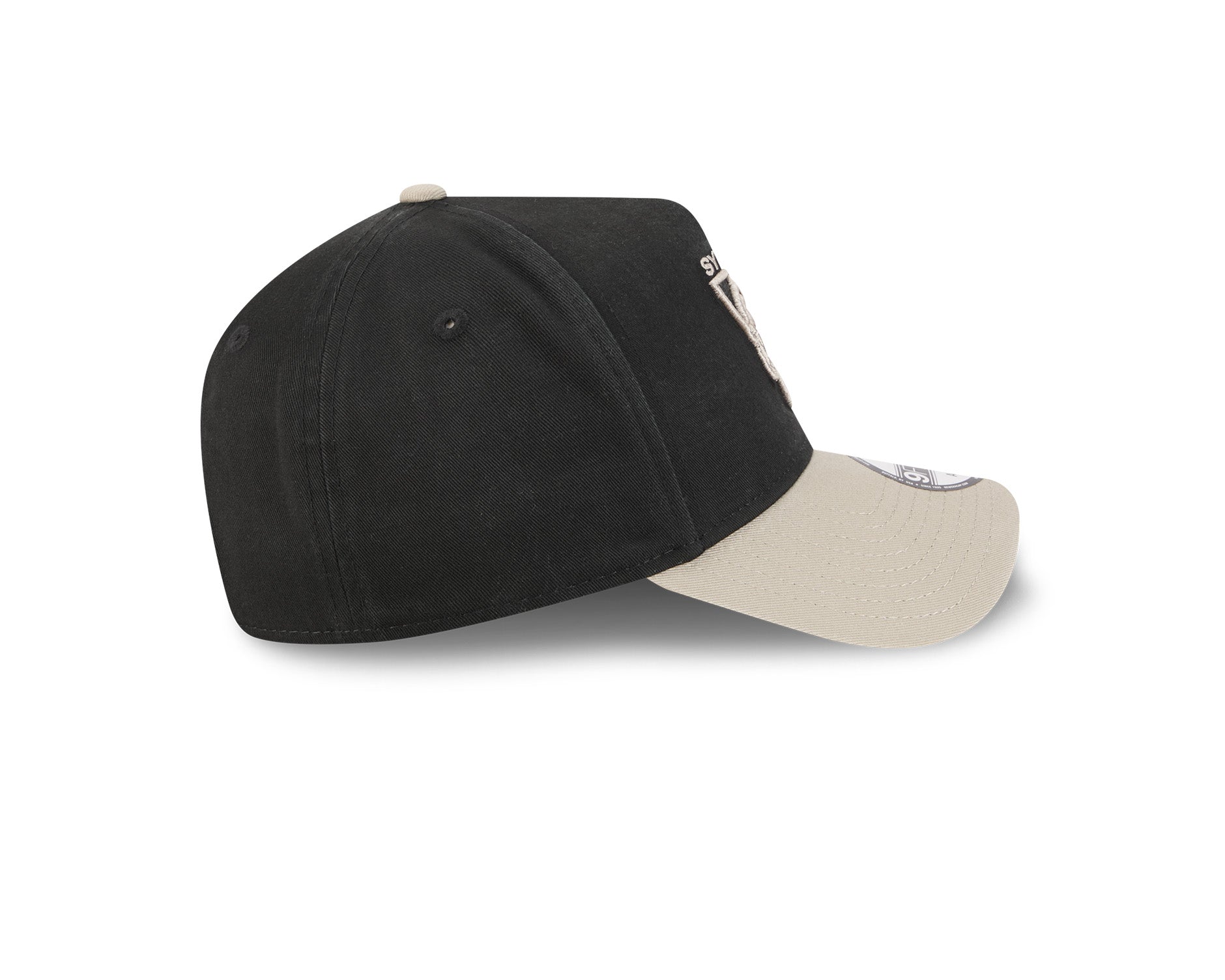 New Era 9Forty A-Frame AFL 2Tone Washed Pebble Sydney Swans Black/Stone