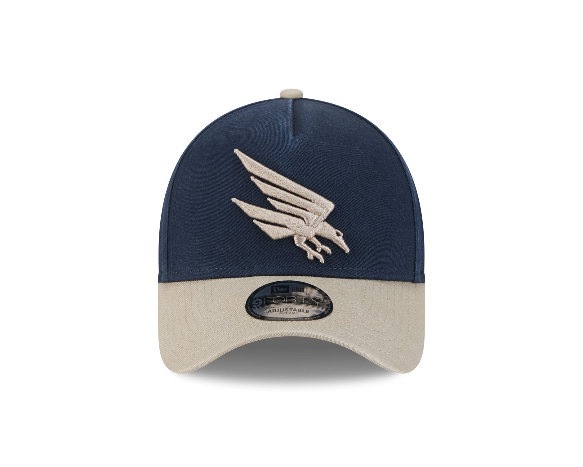 New Era 9Forty A-Frame AFL 2Tone Washed Pebble Adelaide Crows Navy/Stone
