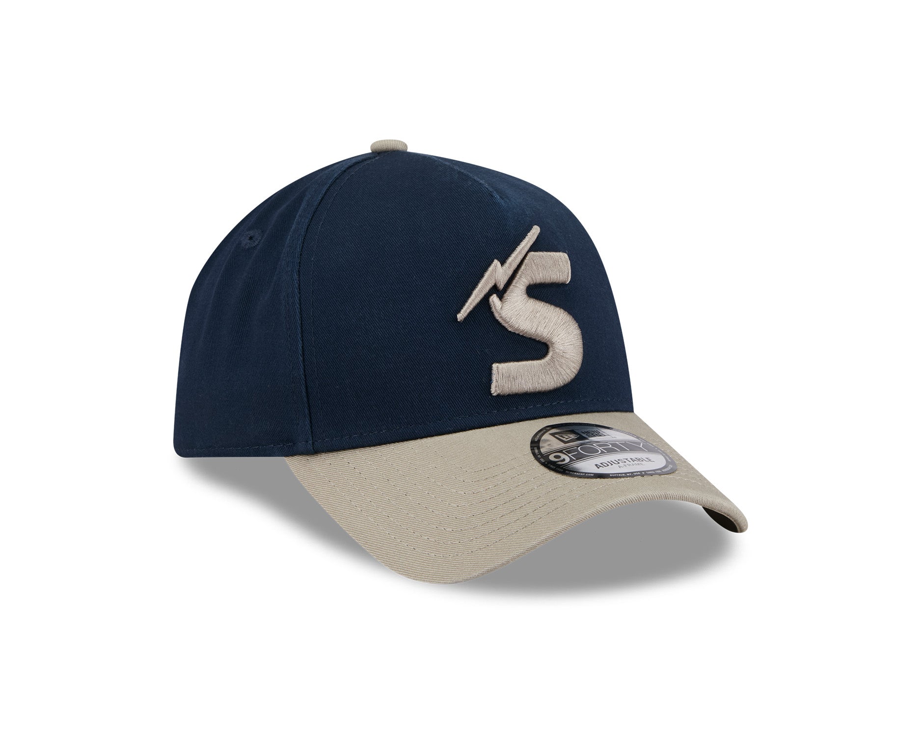 New Era 9Forty A-Frame NRL 2Tone Washed Pebble Melbourne Storm Navy/Stone