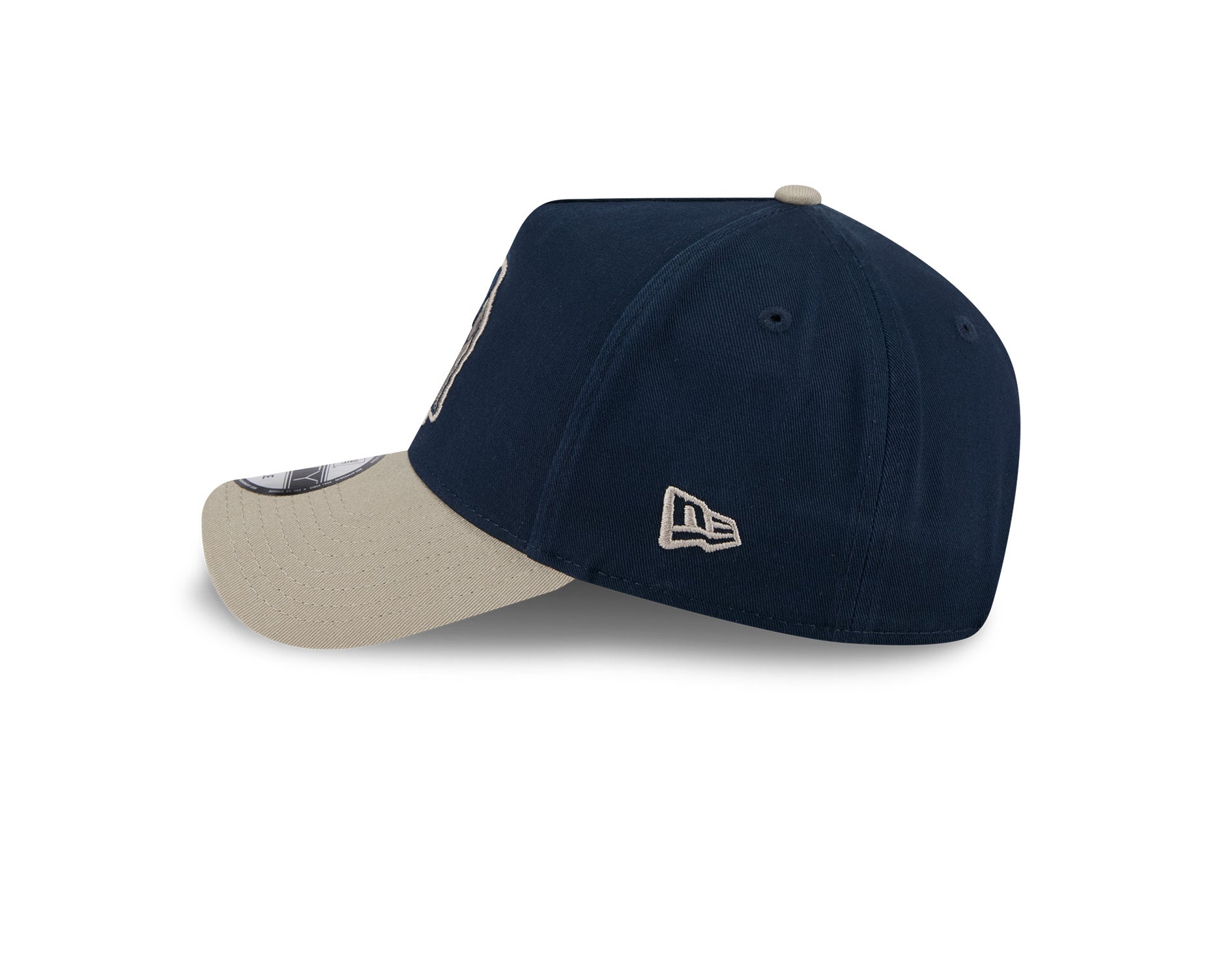 New Era 9Forty A-Frame NRL 2Tone Washed Pebble Canterbury-Bankstown Bulldogs Navy/Stone