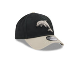 New Era 9Forty A-Frame NRL 2Tone Washed Pebble Dolphins Black/Stone