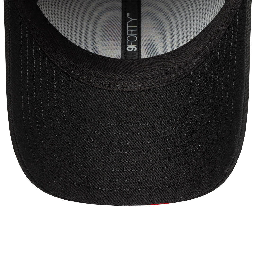 New Era 9Forty EPL Visor Stripe Manchester United Black