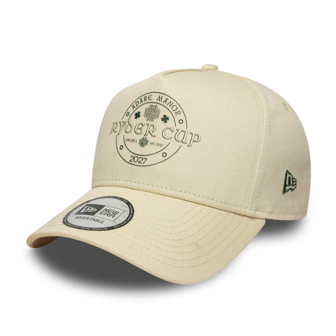 New Era Golf Ryder Cup 27 9Forty A-Frame HD Print Light Cream