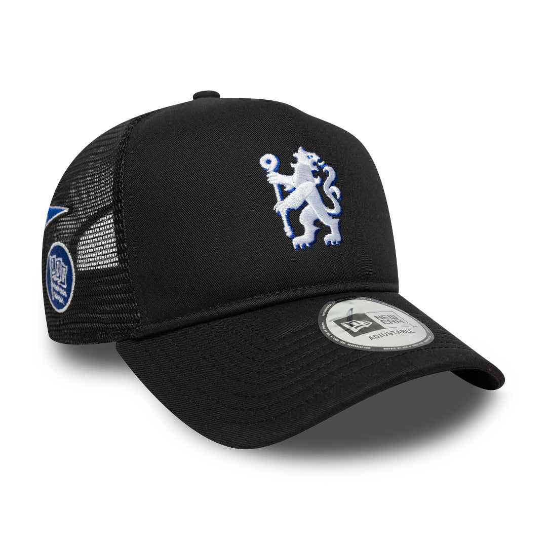New Era E-Frame EPL Patch Trucker Chelsea FC Black